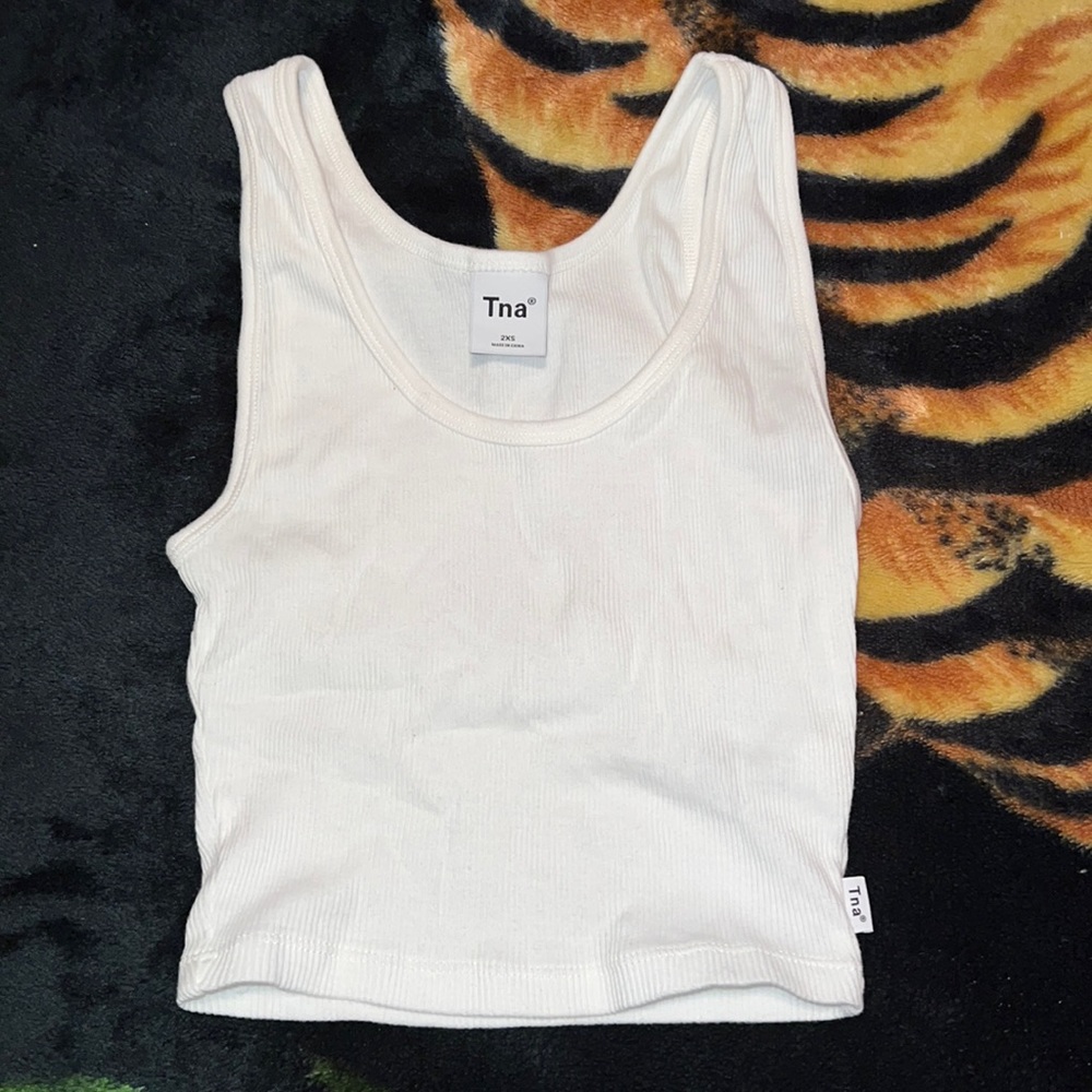 A white tank top